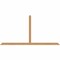 Ekena Millwork Portland Timber Gable Bracket, Western Red Cedar, 96"W x 48"H x 1 1/2"D x 3 1/2"F, 12/12 Pitch GBW096X48X0204POR00SWR - alternate 1